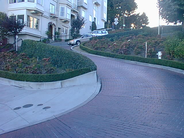 Lombard Street auf der anderen Seite